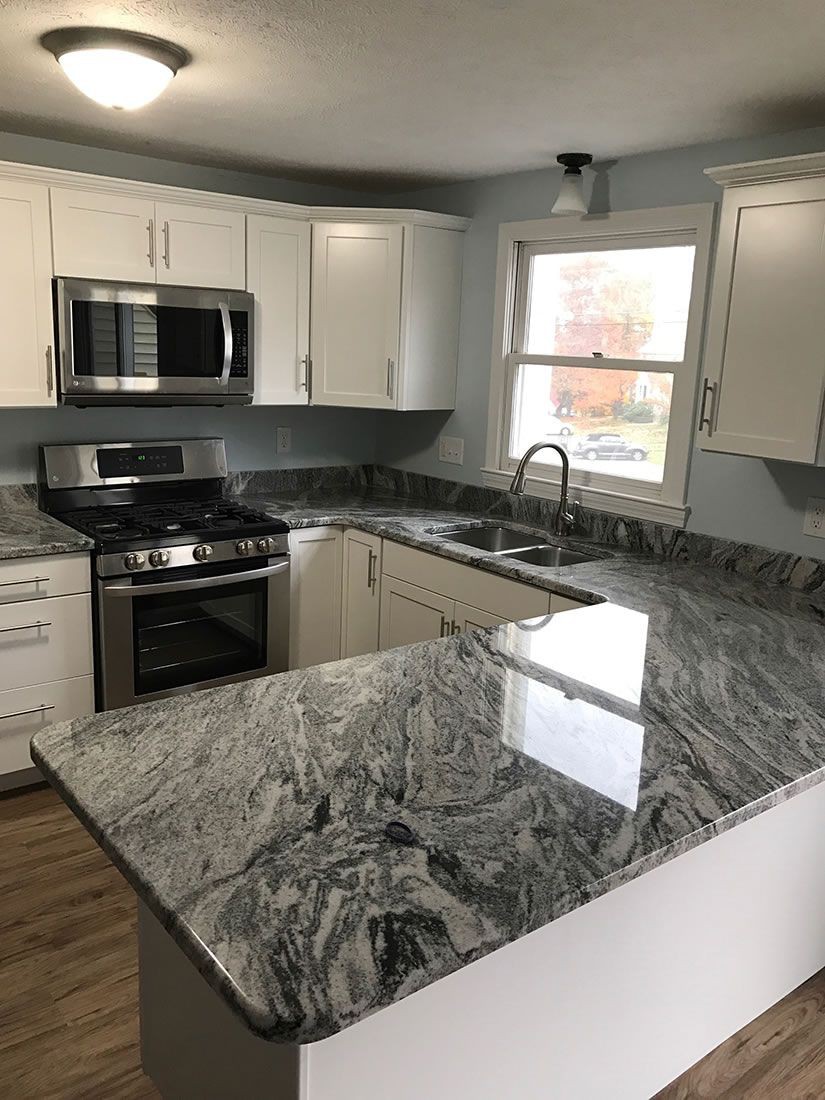 Viscount White Granite table top