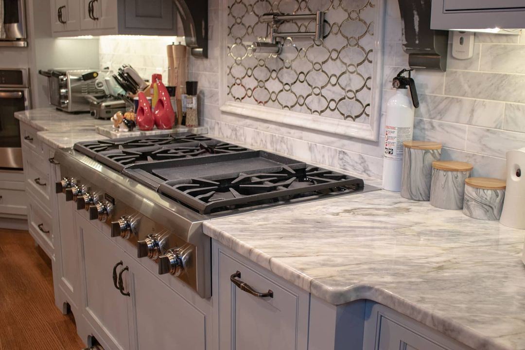 Calacatta Bulette marble countertop