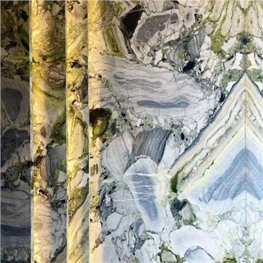 Китай Ice Jade Marble Slabs Green Ice Onyx Marble Tile Cold Emerald Marble Countertop Vanity Top Decoration